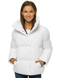 Kurtka zimowa damska biała OZONEE JS/M23062/4