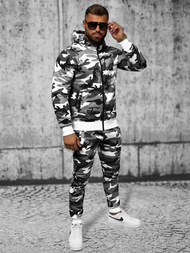 Спортивний костюм чоловічій ciрий OZONEE O/8B159/2