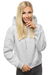 Bluza z kapturem damska jasno-szary OZONEE O/12102