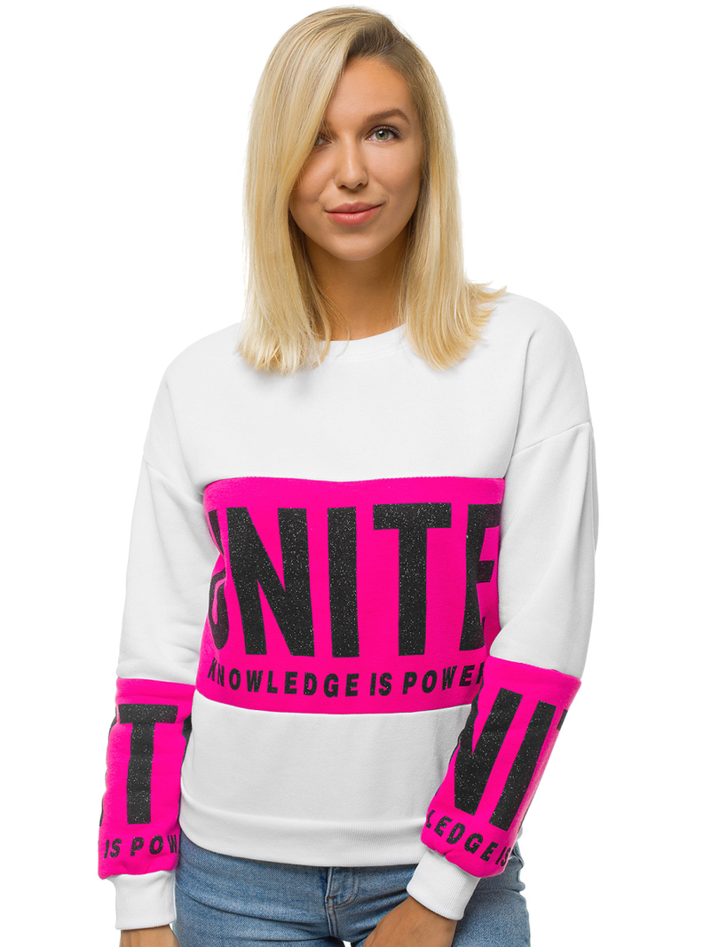 Жіноча Толстовка Бiла OZONEE JS/KSW1014