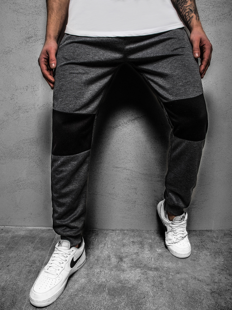 Штани спортивні чоловічі Темно-сірі OZONEE JS/JZ11015Z