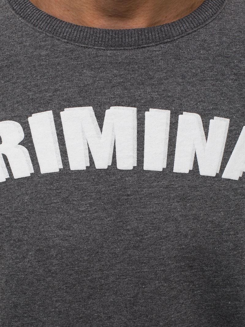 Bluza męska grafitowa OZONEE O/11113