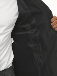 Płaszcz męski czarny OZONEE O/5624