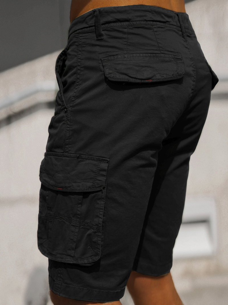 Шорти джинові чоловічі Чорнi OZONEE T/XX160086/1