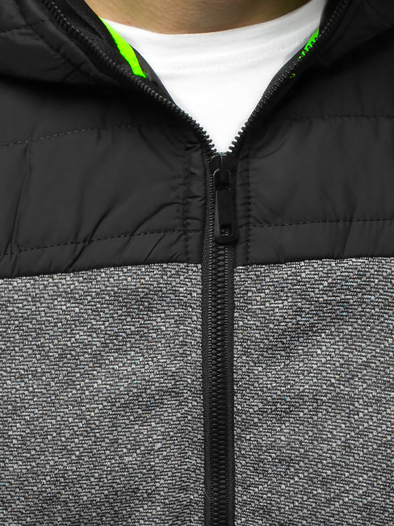 Kurtka męska szara OZONEE JS/KS2158