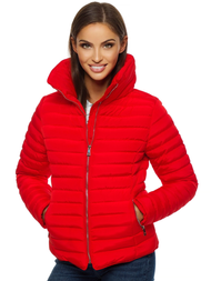 Куртка жіноча Червона/2 OZONEE JS/M23063/8