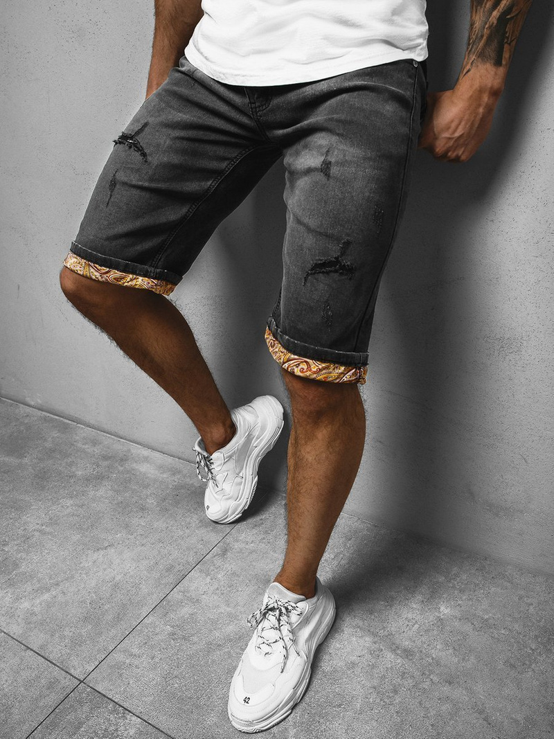 Шорти чоловічі Чорнi OZONEE JS/K15005/2