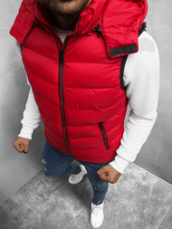 Безрукавка чоловіча Червона OZONEE N/6875/3