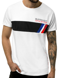 T-Shirt męski biały OZONEE JS/KS1957