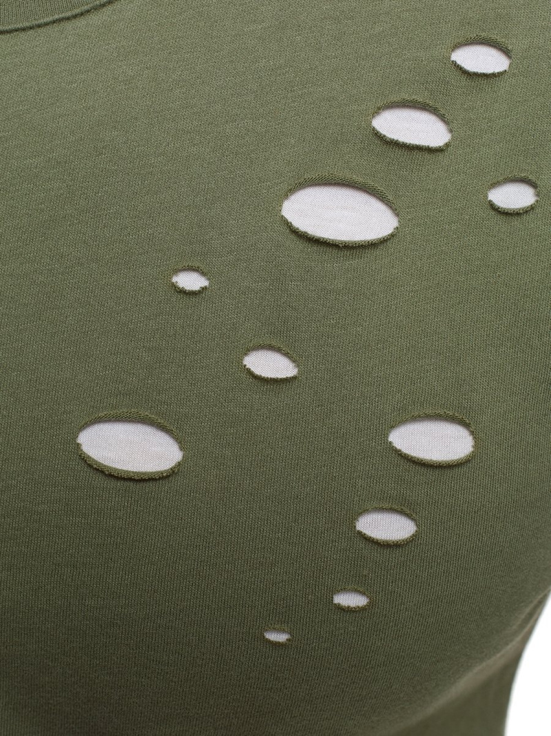 T-Shirt męski zielony OZONEE O/1115