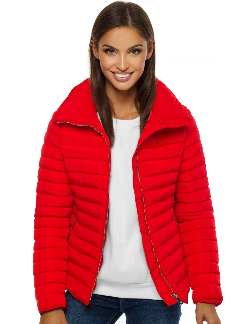 Куртка жіноча Червона/2 OZONEE JS/M23063/8