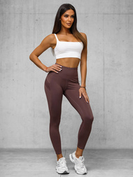Legginsy damskie śliwkowe OZONEE JS/XY24017L