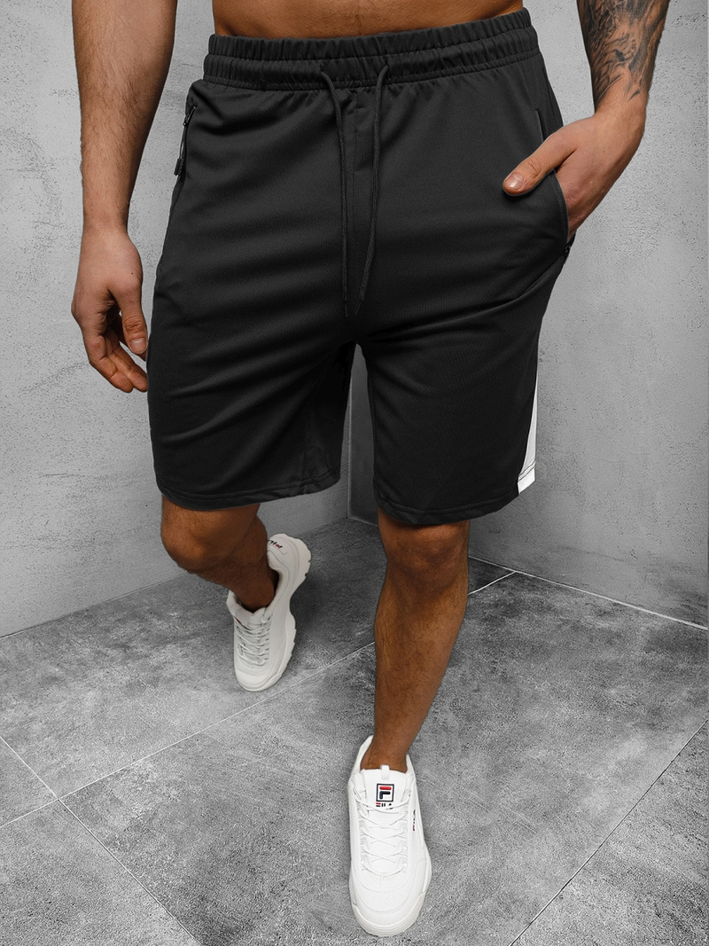 Шорти чоловічі Чорнi OZONEE JS/68007/3