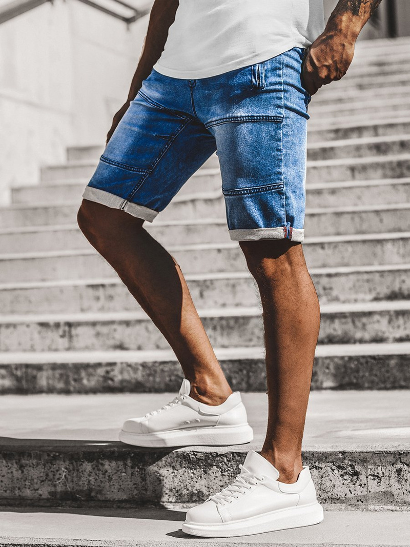 Шорти джинсові чоловічі Синi OZONEE RF/HY337