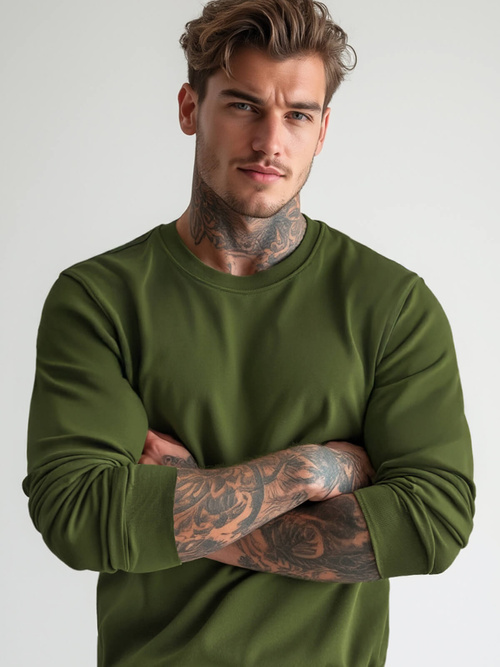 Bluza męska khaki OZONEE JS/2001-10Z