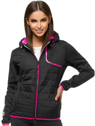 Kurtka damska czarna OZONEE JS/KSW4008