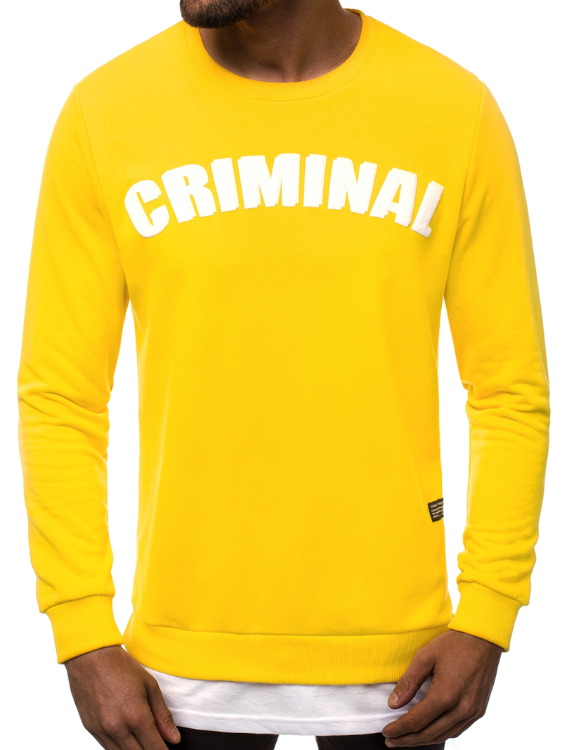 Толстовка чоловіча Жовта OZONEE O/11113