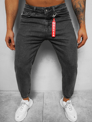 Чоловічі джинси джоггери графіт OZONEE DO/6108