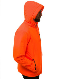 Kurtka zimowa męska pomarańczowa OZONEE JS/HH011/48