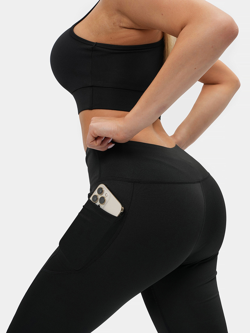 Legginsy damskie czarne OZONEE O/XL002/1Z