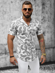 Сорочка чоловіча з коротким рукавом Бiла OZONEE E/1400/621