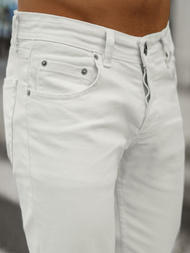 Spodnie jeansowe męskie ecru OZONEE E/5171/01