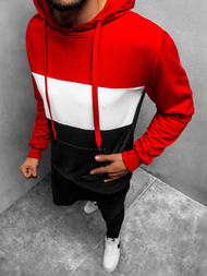 Bluza z kapturem męska czarna OZONEE JS/JZ11059Z