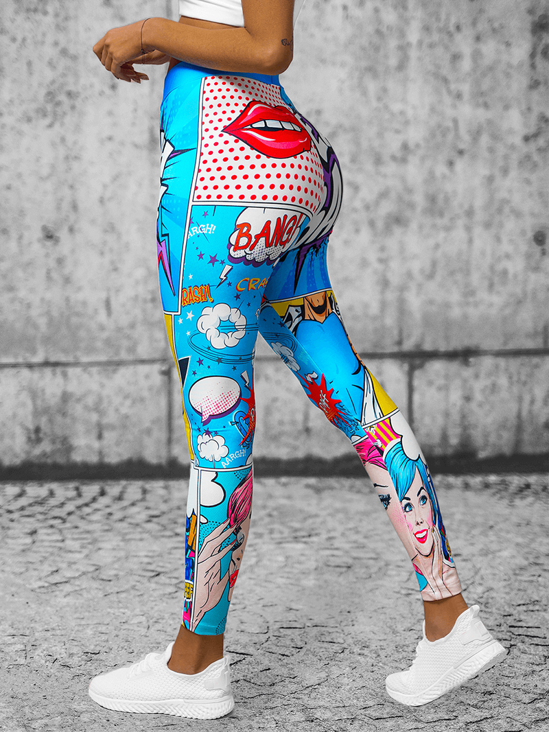 Legginsy damskie kolorowe OZONEE O/20936Z