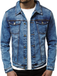 Kurtka męska jeans niebieska OZONEE V/19322