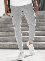 Spodnie dresowe męskie szare OZONEE C/316