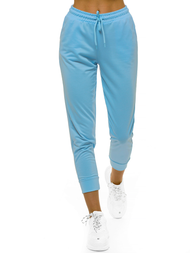 Spodnie dresowe damskie jasno-niebieskie OZONEE O/MB2002/21