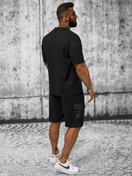 Чоловічий спортивний комплект чорний OZONEE JS/8C1132/3