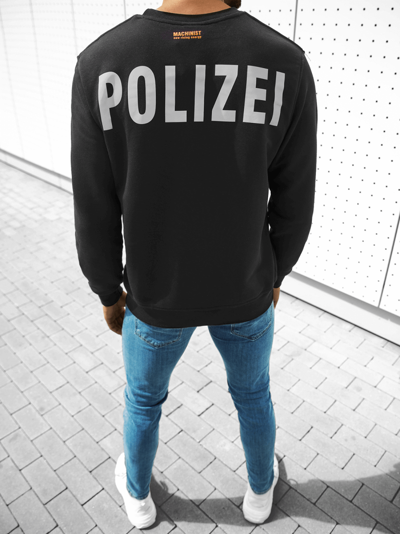 Толстовка чоловіча Чорна OZONEE MACH/M3283