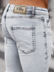 Spodnie jeansowe męskie szare OZONEE DO/2460/1