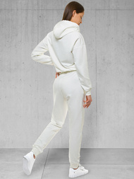 Жіночий спортивний костюм з двох частин Кремова OZONEE O/12109