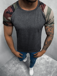 T-Shirt męski grafitowy OZONEE O/1176