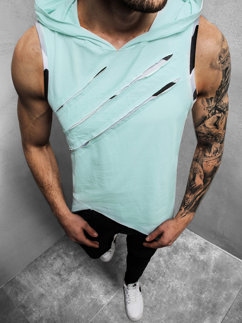 Майка чоловіча М'ятна OZONEE O/1254Z