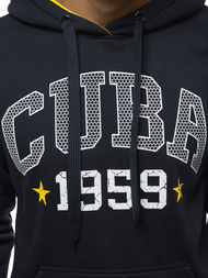 Bluza z kapturem męska granatowa OZONEE JS/Y10023