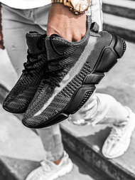 Sneakersy grafitowe OZONEE O/503