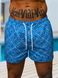 Spodenki kąpielowe męskie niebieskie OZONEE O/MTK3220