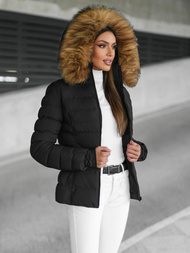 Куртка жіноча Чорно-Коричнева OZONEE JS/5M768/392Z