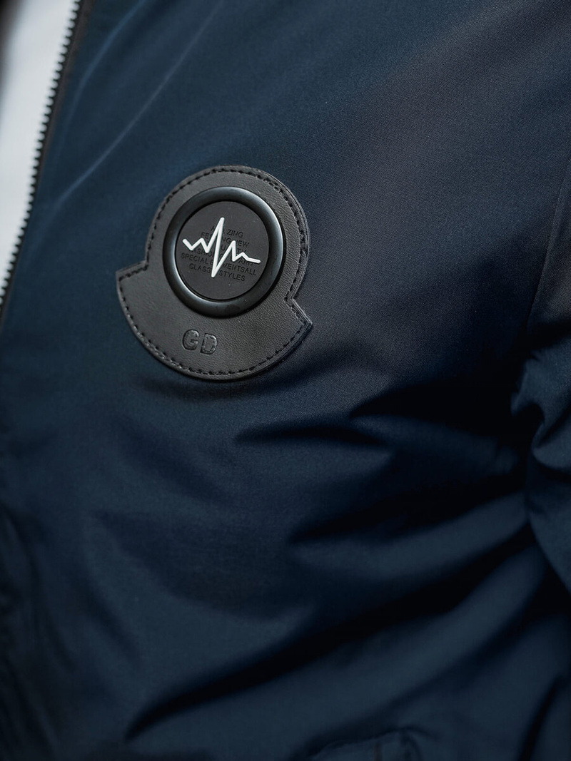 Kurtka męska bomberka granatowa OZONEE JS/84M3036/215