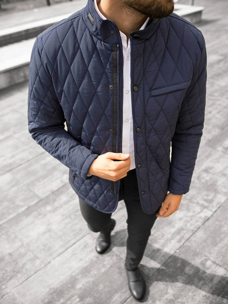 Куртка чоловіча Темно-Синя OZONEE JS/22M111/2