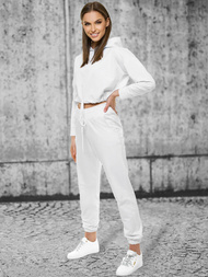 Komplet dresowy dwuczęściowy biały OZONEE O/12108
