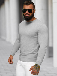 Sweter męski szary OZONEE NB/MMB602/2Z