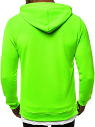 Толстовка з капюшоном чоловіча Зелена-неон OZONEE MACH/3120