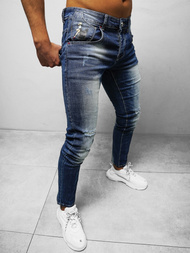 Spodnie jeansowe męskie niebieskie OZONEE NB/MP0024B