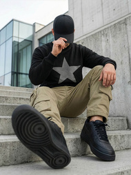 Bluza męska czarna OZONEE JS/65B3920/3Z