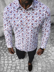 Чоловіча барвиста сорочка OZONEE O/3822Z