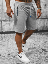 Шорти чоловічі ciрий OZONEE JS/8K292